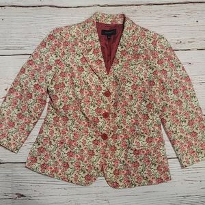 TALBOTS Floral Blazer.